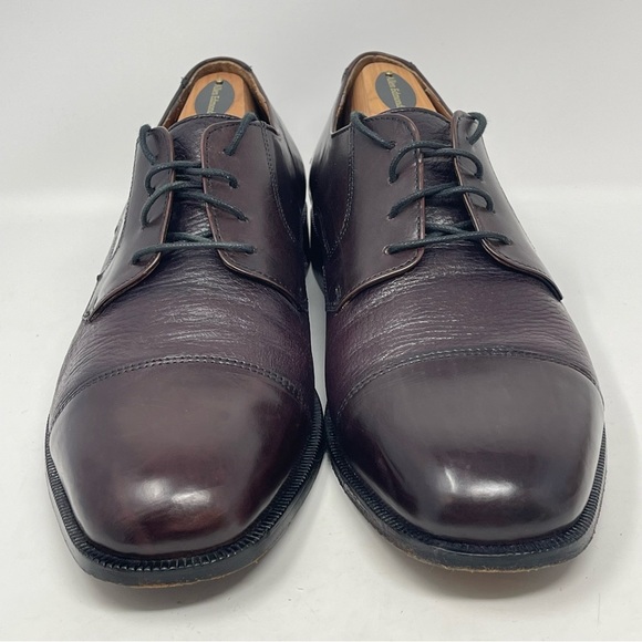 Bostonian Marco Shoes Mens 10 M Burgundy Leather Cap Toe Dress Oxford 27848 main image 11